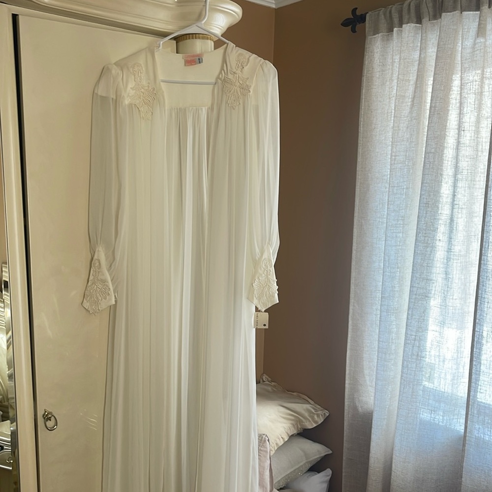 SHEER robe from Saks Fifth Ave BNWT